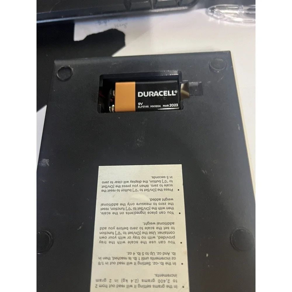 Good‎ Cook Electronic Scale Tested: Working (STAINED)